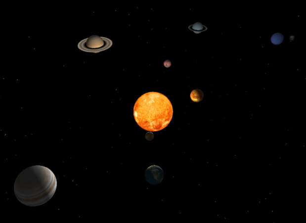 Image for 3D Solar System (THREE JS)
